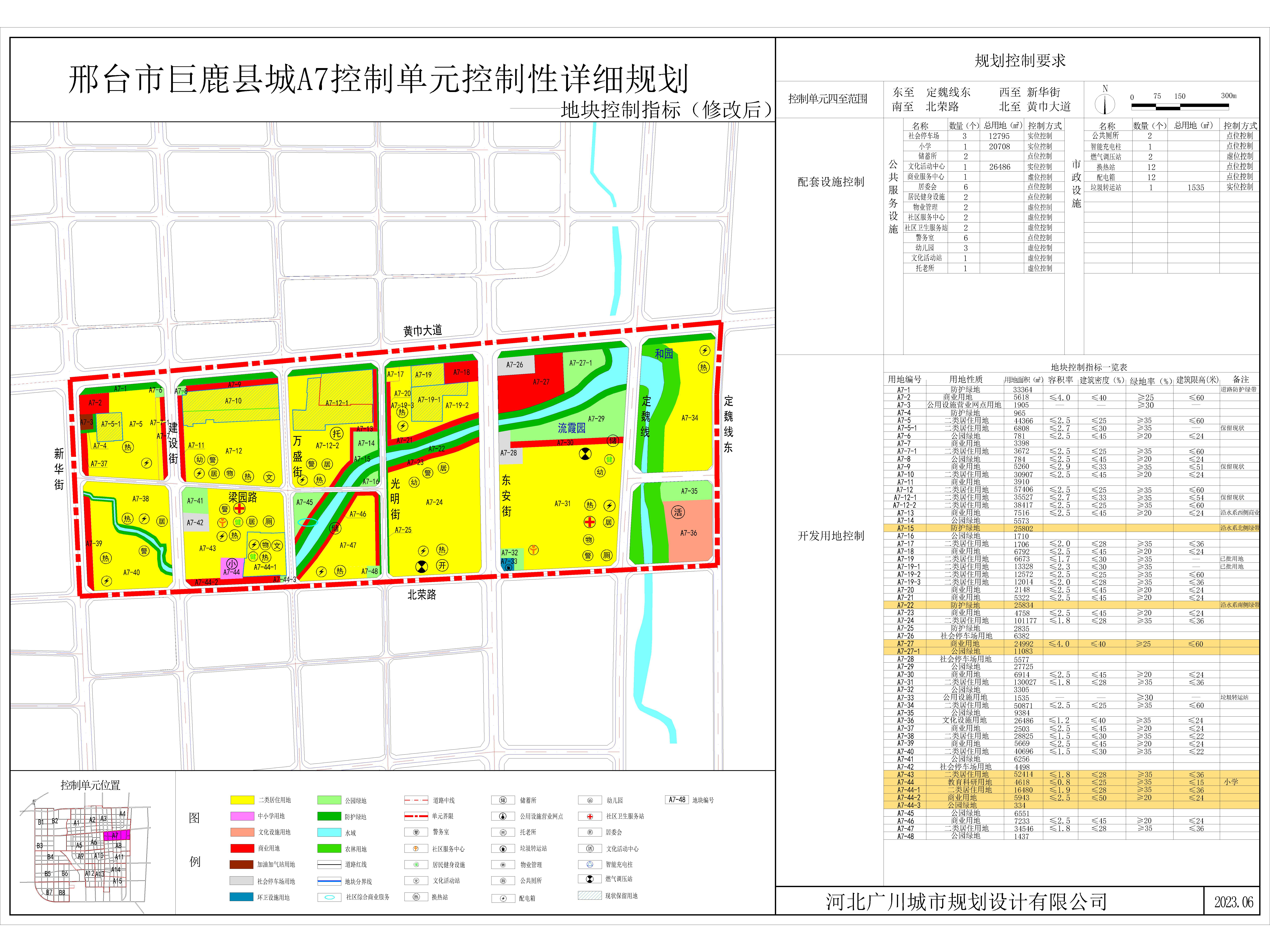 01-A7单元规划图则(修改后